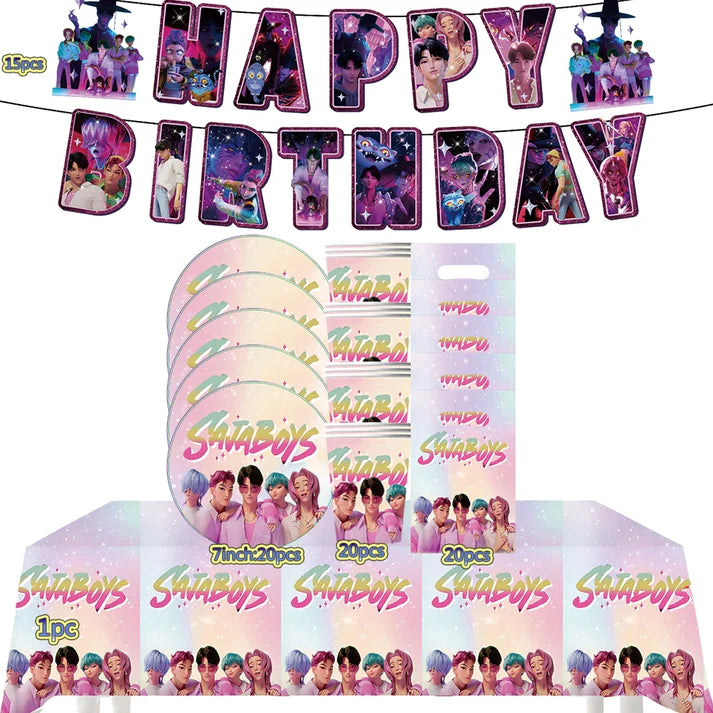 Pack anniversaire - Saja Boys - 76 Pièces