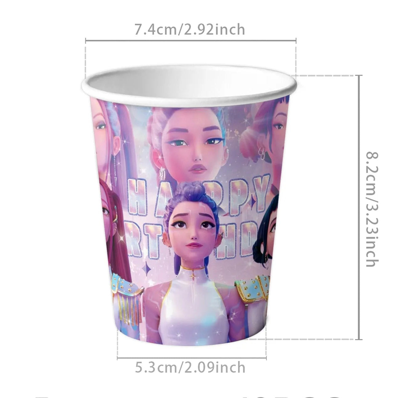 Gobelets anniversaire Huntrix - Saja-Boys.fr