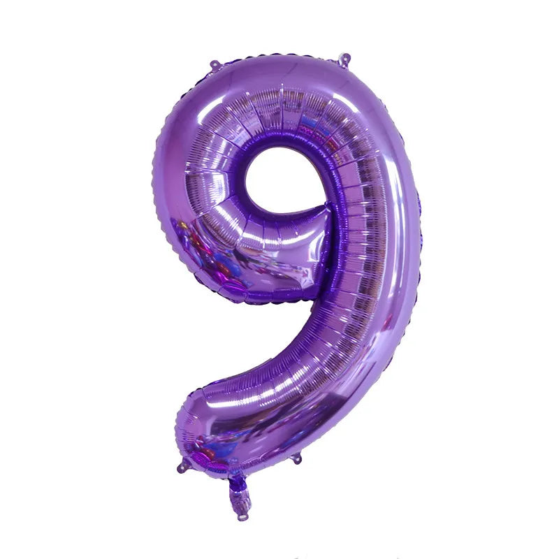 Ballon Anniversaire Huntrix Chiffre 9