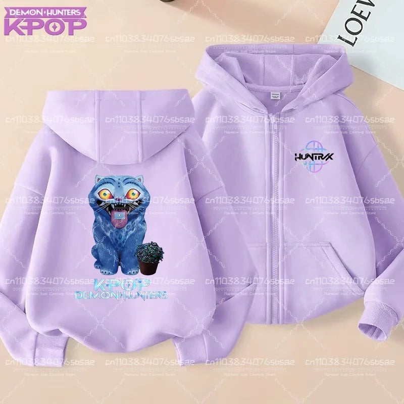 Sweat à capuche Derpy - Mauve