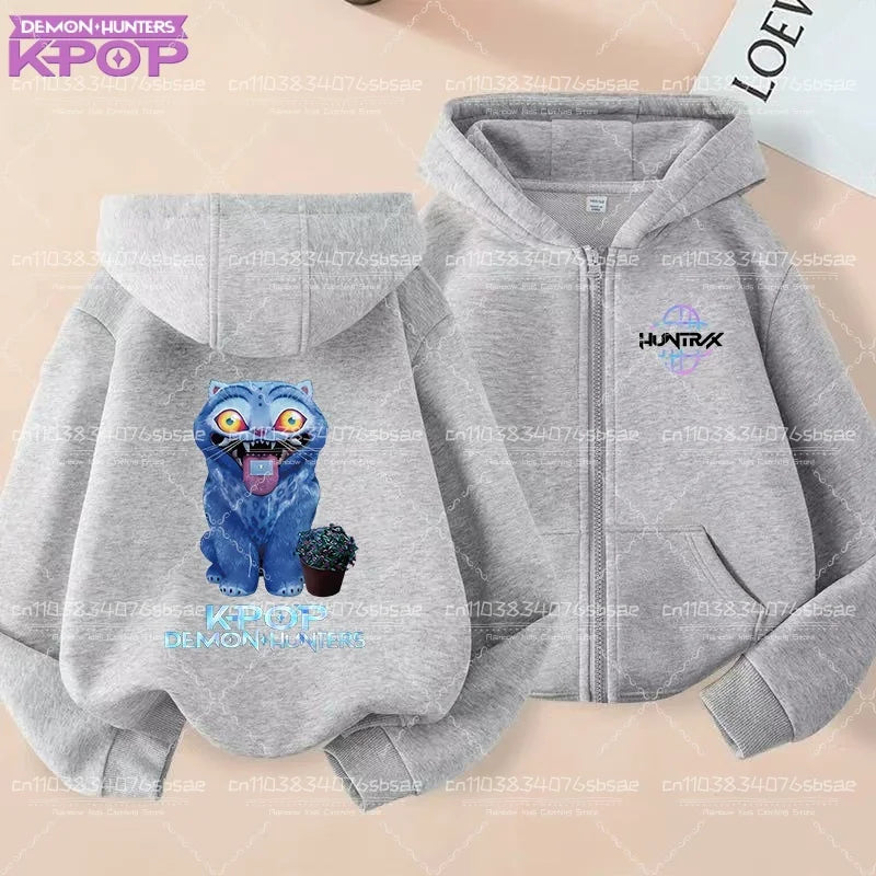 Sweat à capuche Derpy - Gris