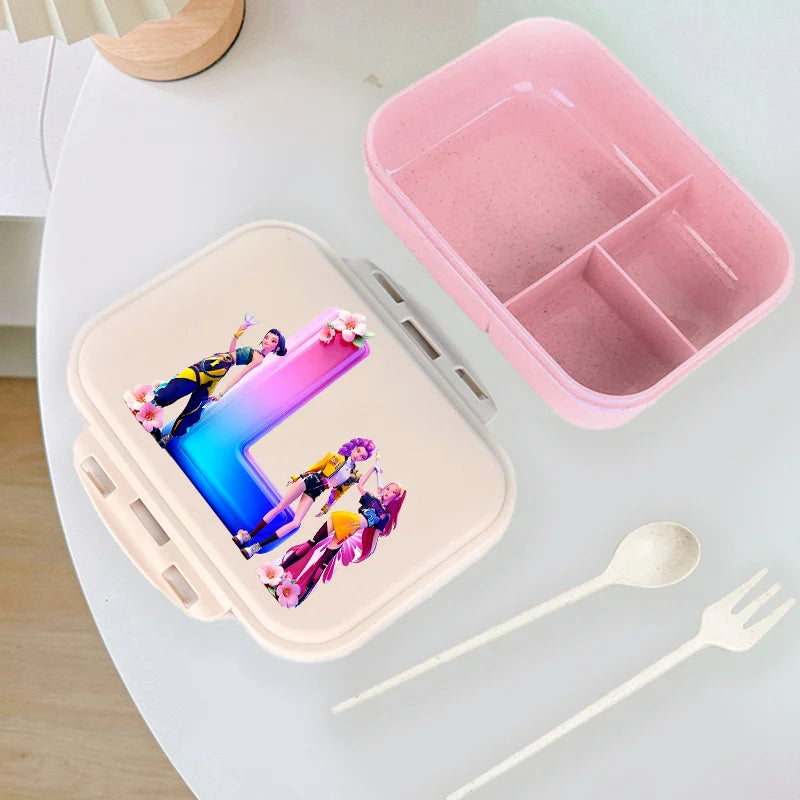 Lunch Box Huntrix – Boîte Repas Personnalisée (A à Z)