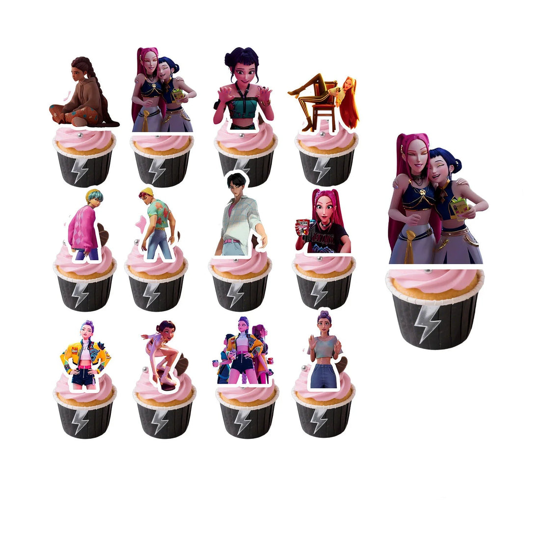 Cake topper anniversaire Huntrix - Saja-Boys.fr