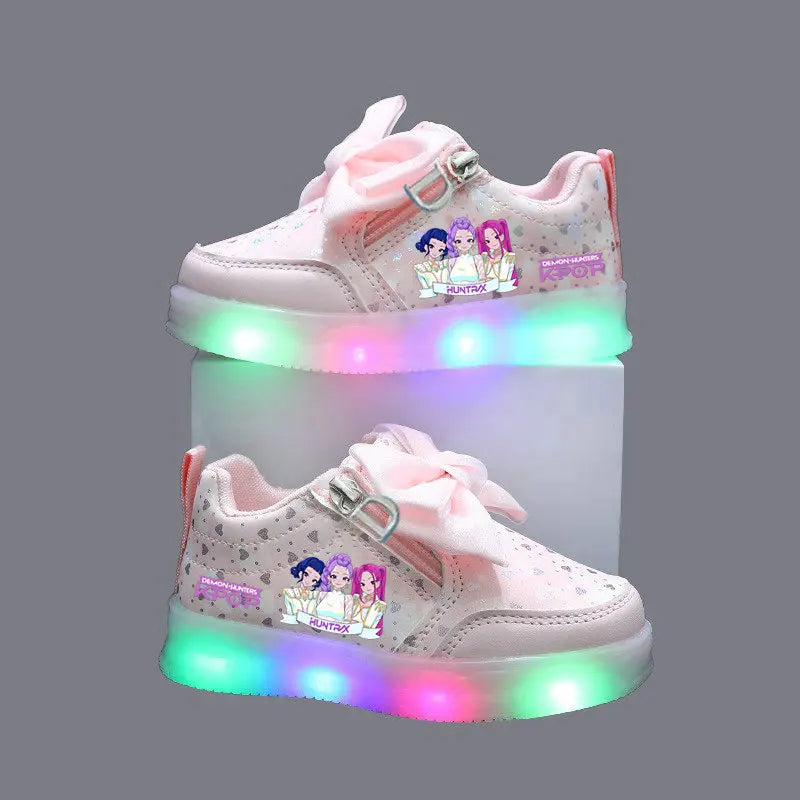 Chaussures LED Huntrix Rose