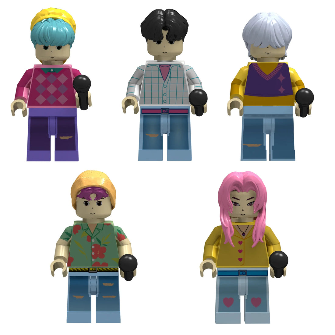 Figurines Kpop Demon Hunters -  compatible LEGO®