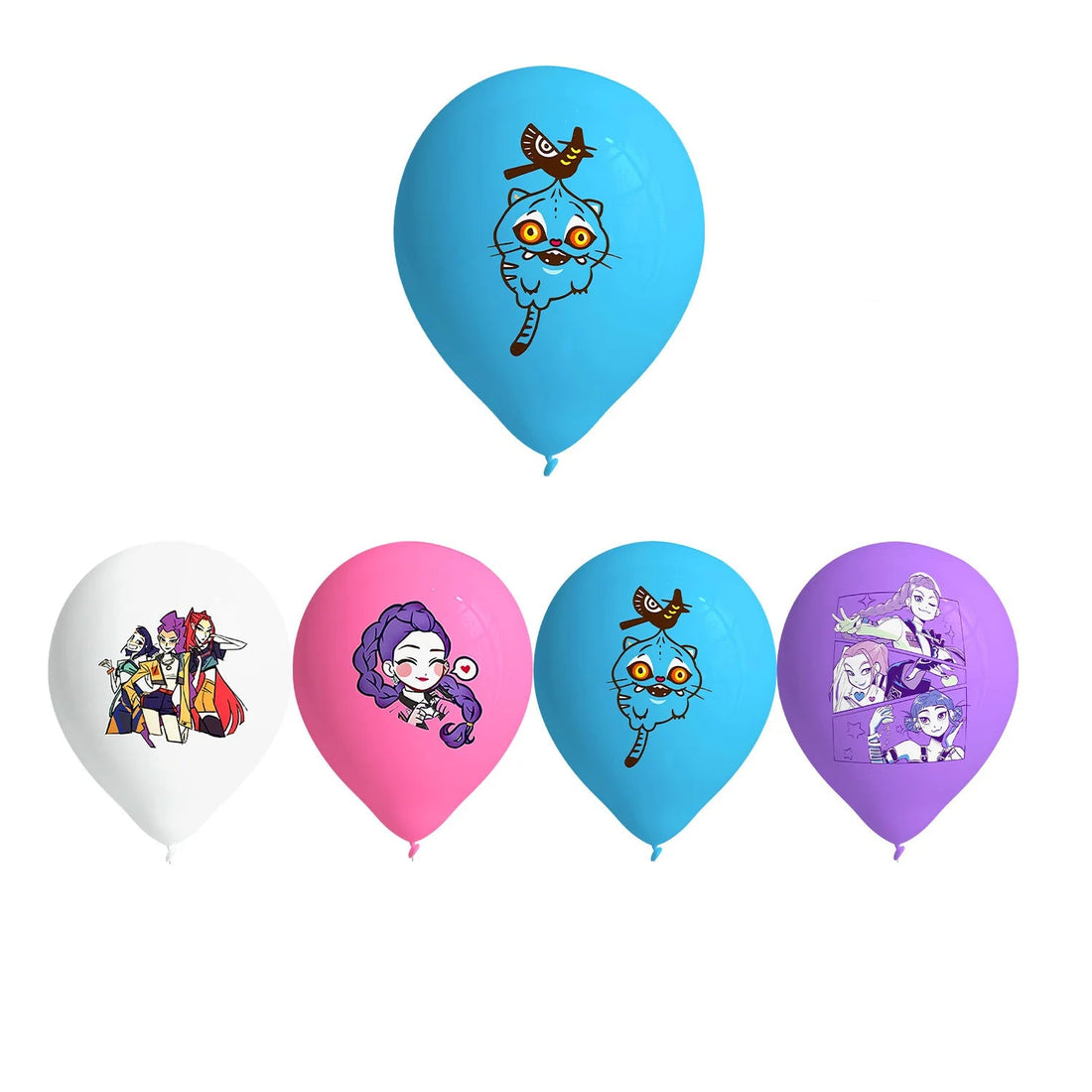 Set ballons anniversaire Huntrix - Saja-Boys.fr