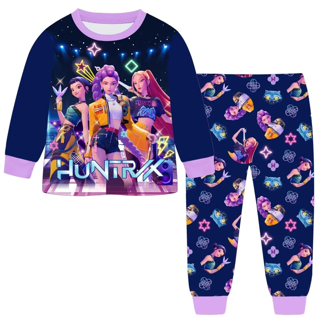 Pyjama Huntrix bleu marine