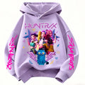 Sweat à capuche Huntrix mauve