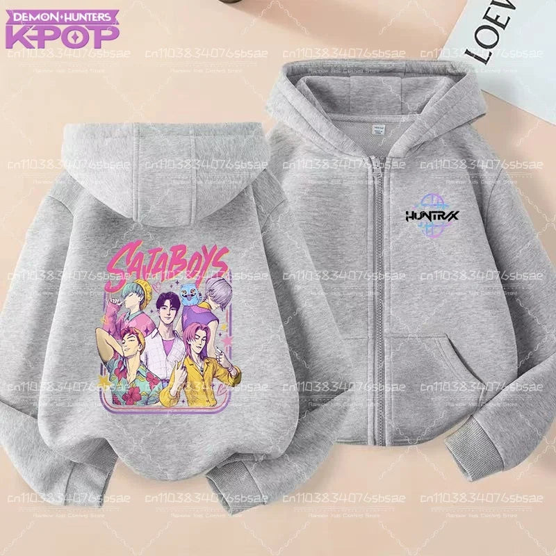 Sweat à capuche Saja Boys - Gris