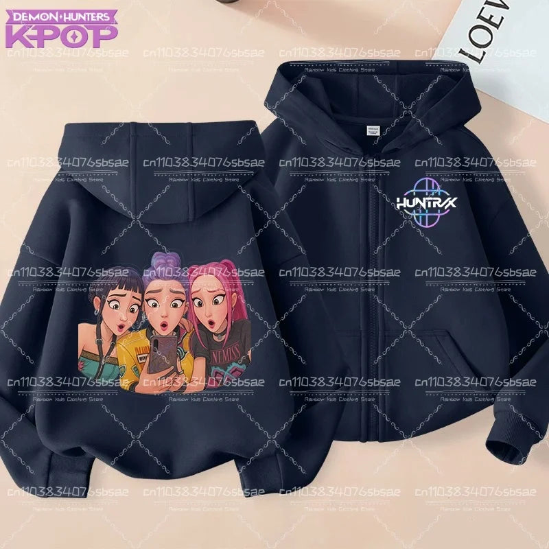 Sweat à capuche Huntrix - Bleu Marine