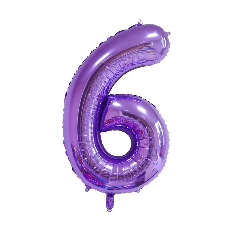 Ballon Anniversaire Huntrix Chiffre 6