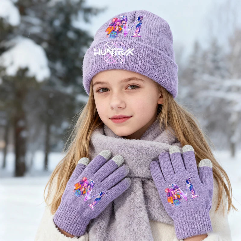 Set gants bonnet écharpe Huntrix