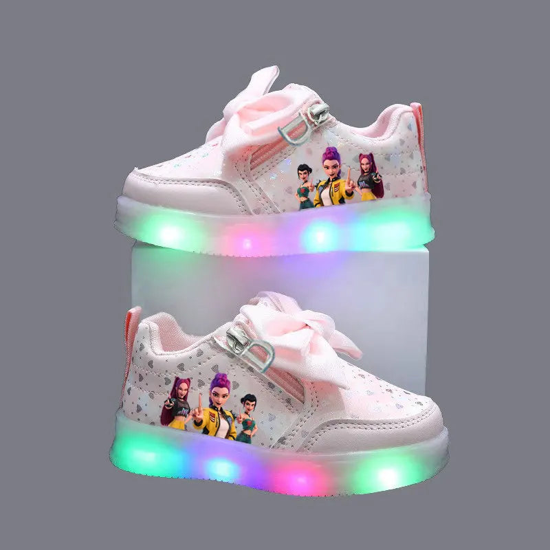 Chaussures LED Huntrix Rose