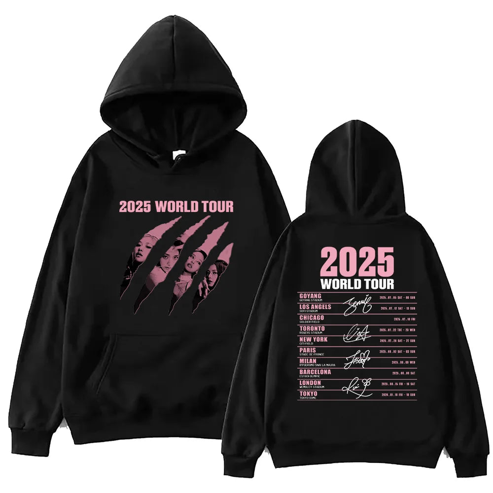 Sweat BLACKPINK 2025 World Tour Noir