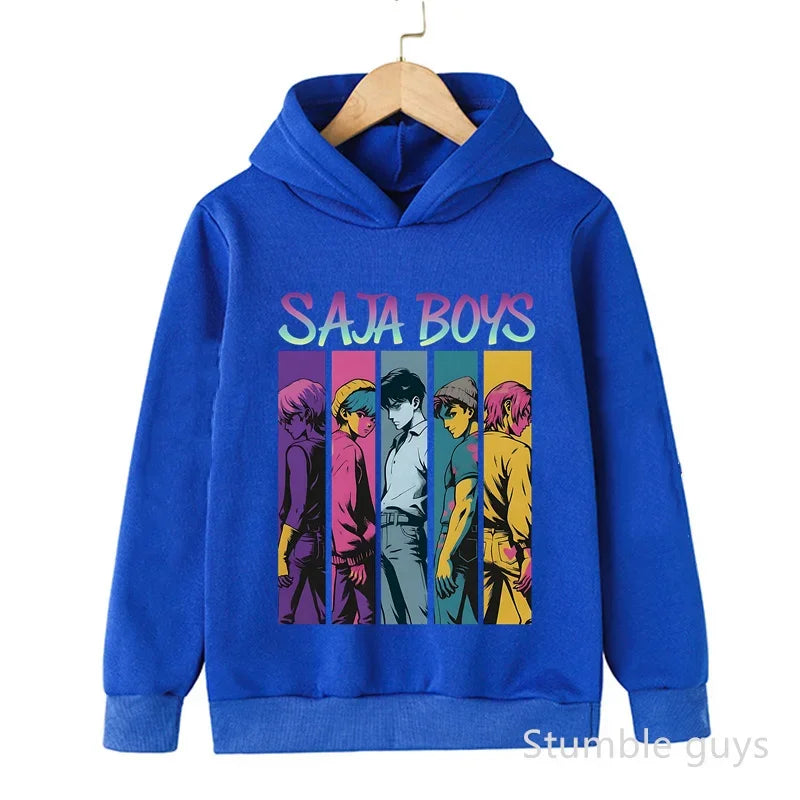 Sweat à capuche - Saja Boys - Bleu