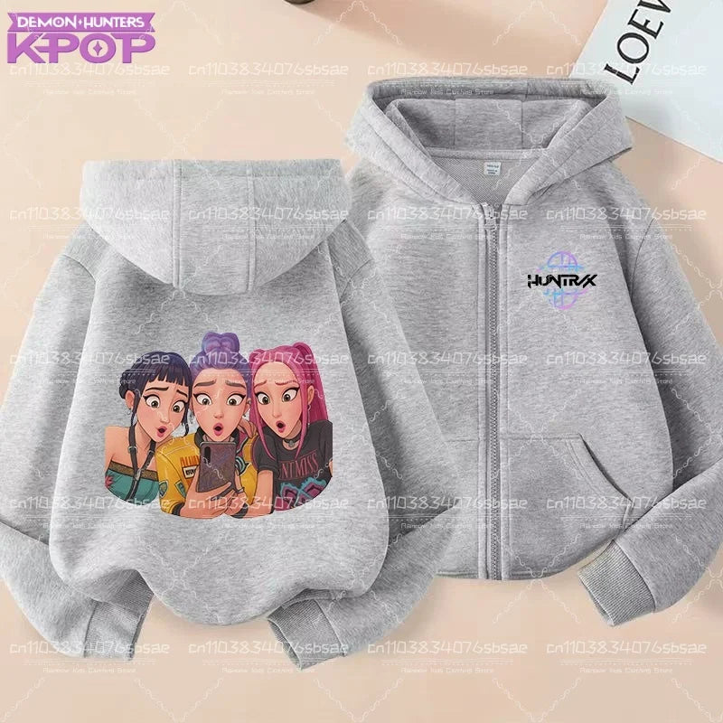  Sweat à capuche Huntrix - Gris