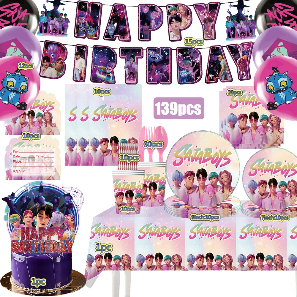 Pack anniversaire - Saja Boys - 46 à 209 Pièces