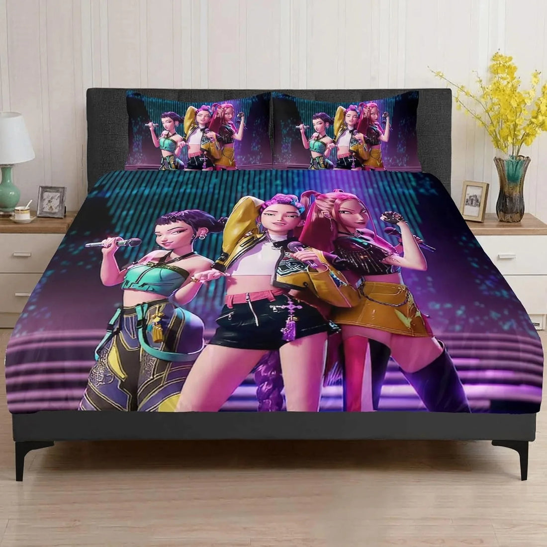 Parure de Lit Huntrix & Derpy - 4 Designs × 4 Tailles