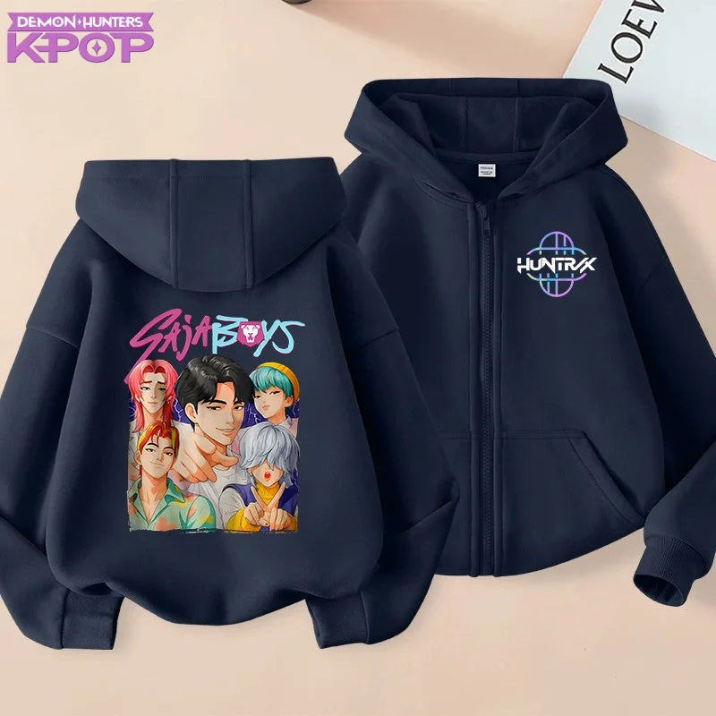 Sweat à capuche Saja Boys - Bleu Marine