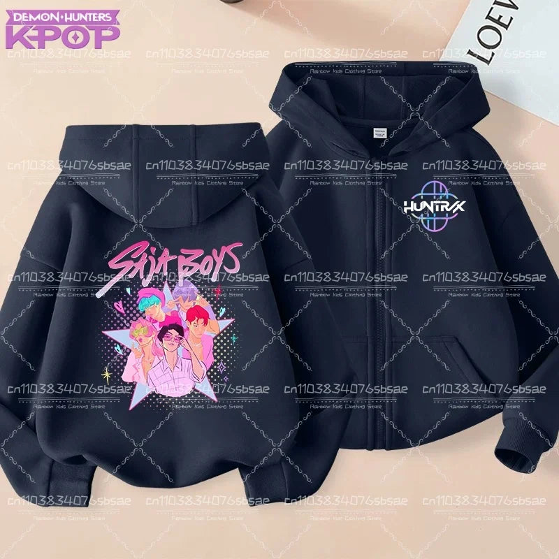 Sweat à capuche Saja Boys Band - Bleu Marine