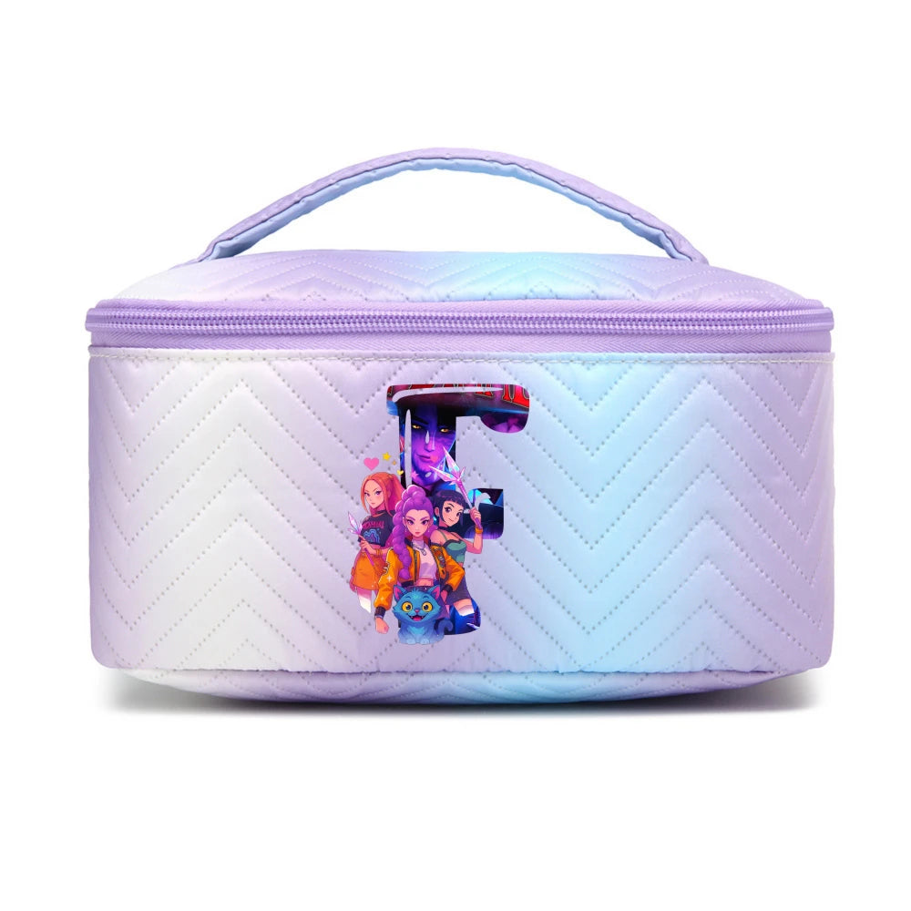 Trousse de Voyage Huntrix – Lettre Personnalisée A à Z 6 Trousse de Voyage Huntrix – Lettre F