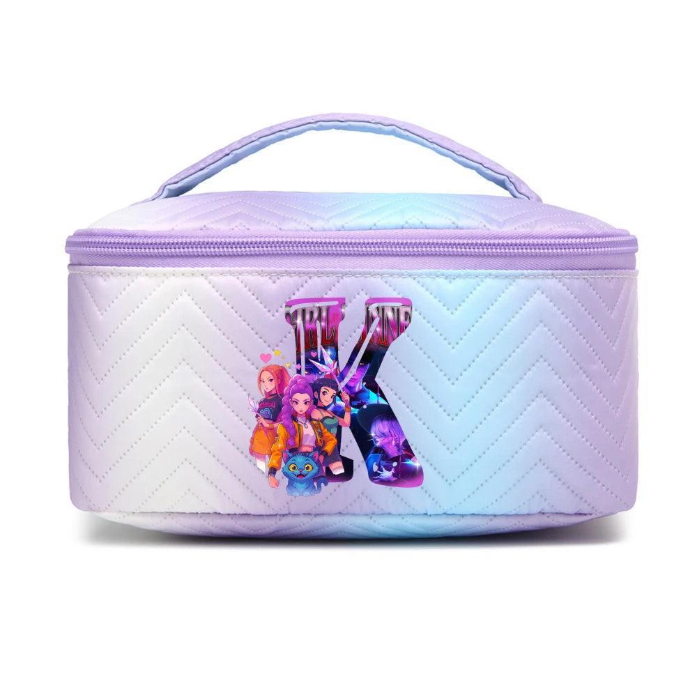 Trousse de Voyage Huntrix – Lettre Personnalisée A à Z 11 Trousse de Voyage Huntrix – Lettre K