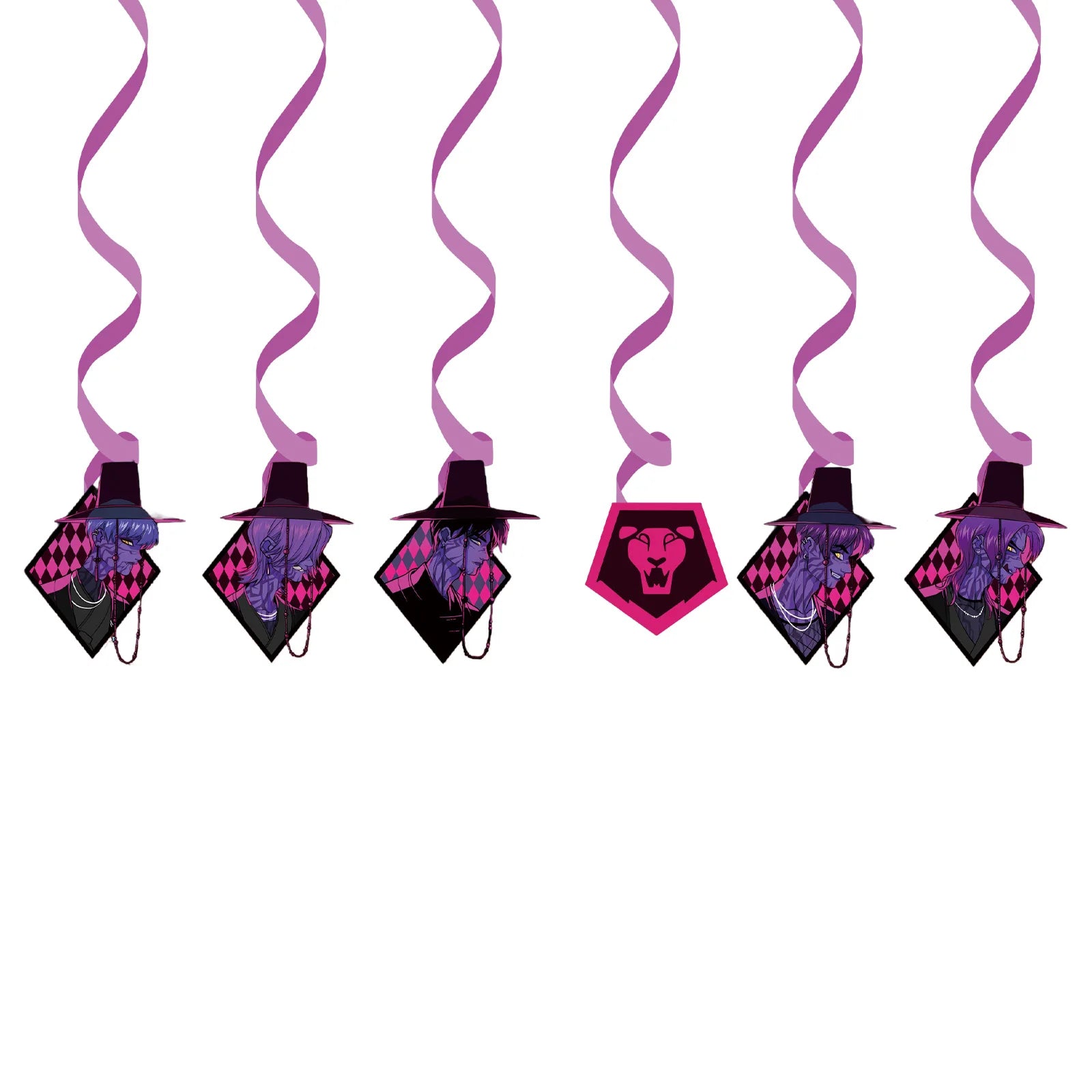 Pack de 6 Serpentins Saja Boys 1 Pack de 6 Serpentins Saja Boys