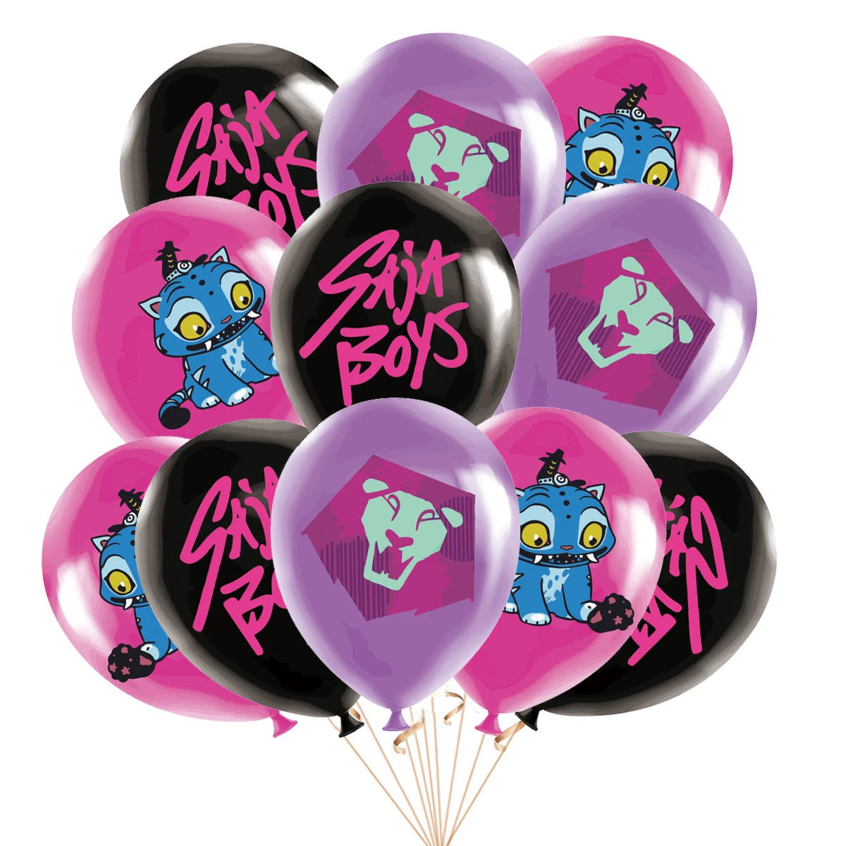 Pack de 12 Ballons Saja Boys 1 Pack de 12 Ballons Saja Boys