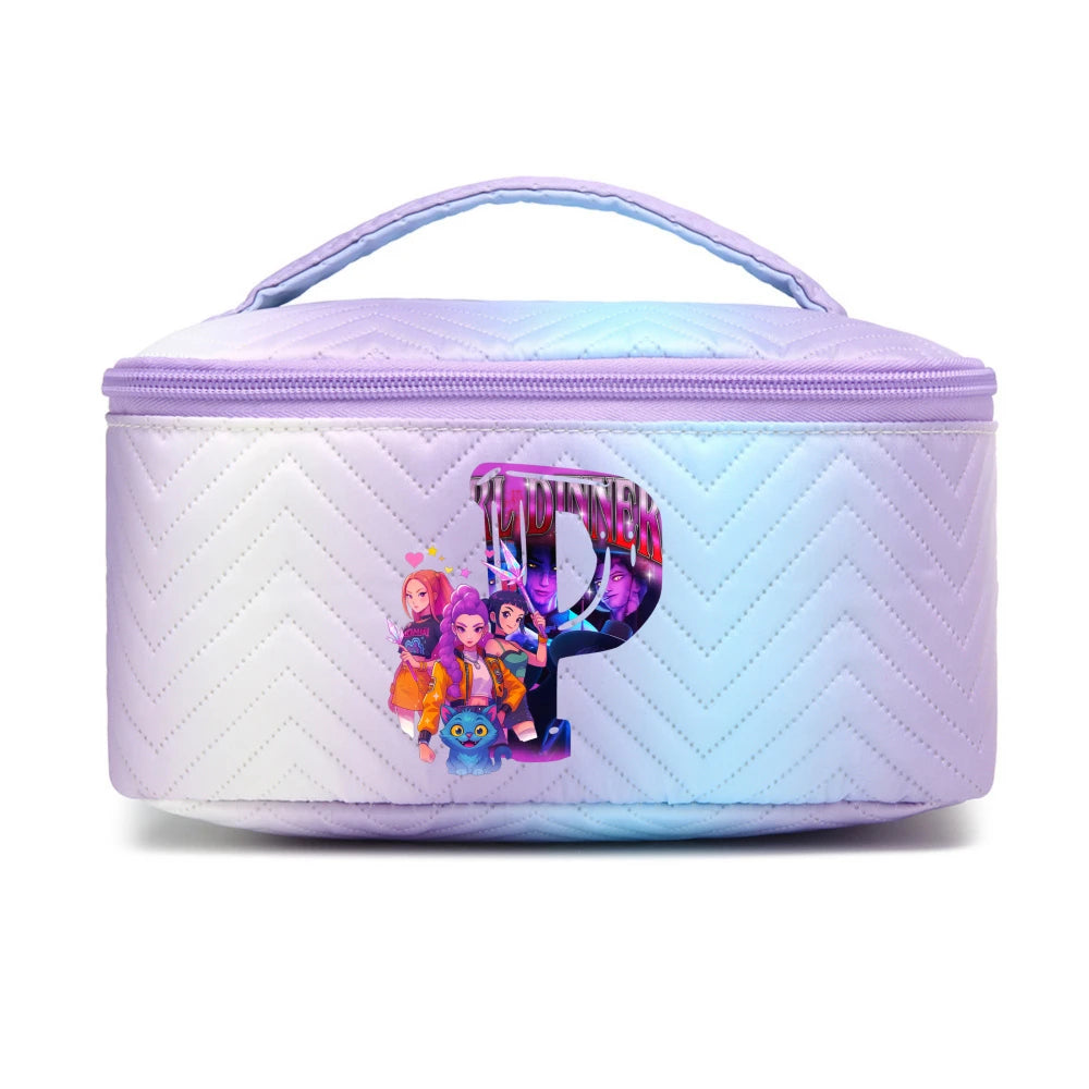 Trousse de Voyage Huntrix – Lettre Personnalisée A à Z 16 Trousse de Voyage Huntrix – Lettre P