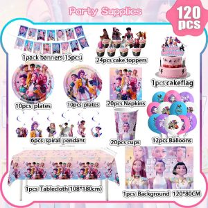 Pack anniversaire Huntrix 120 pièces