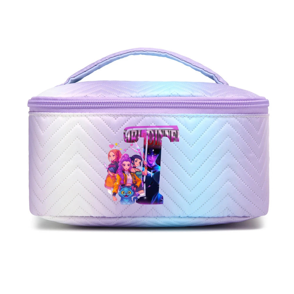 Trousse de Voyage Huntrix – Lettre Personnalisée A à Z 20 Trousse de Voyage Huntrix – Lettre T