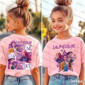 T-Shirt Huntrix rose