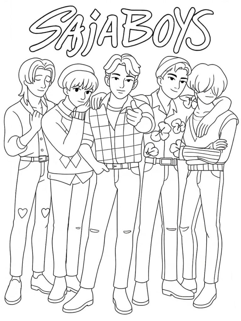 Coloriage Saja Boys
